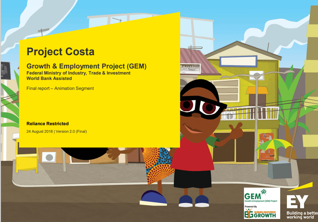 Project Costa Report Front Page Image