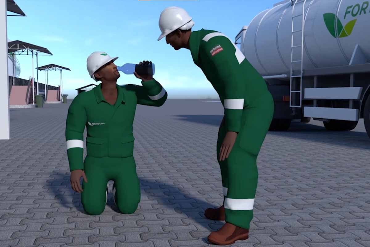 Excited serious professional using VR glasses for project developing. Man wearing virtual reality headset, touching air, gesturing. Interactive technology concept